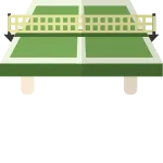Table Tennis Table SVG Icon